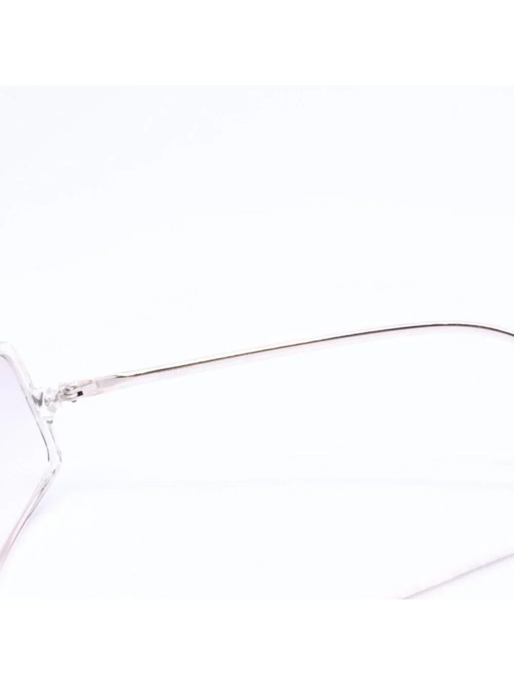 Chanel Sunglasses Eyewear CC Logo Rhinestone Clear Gray